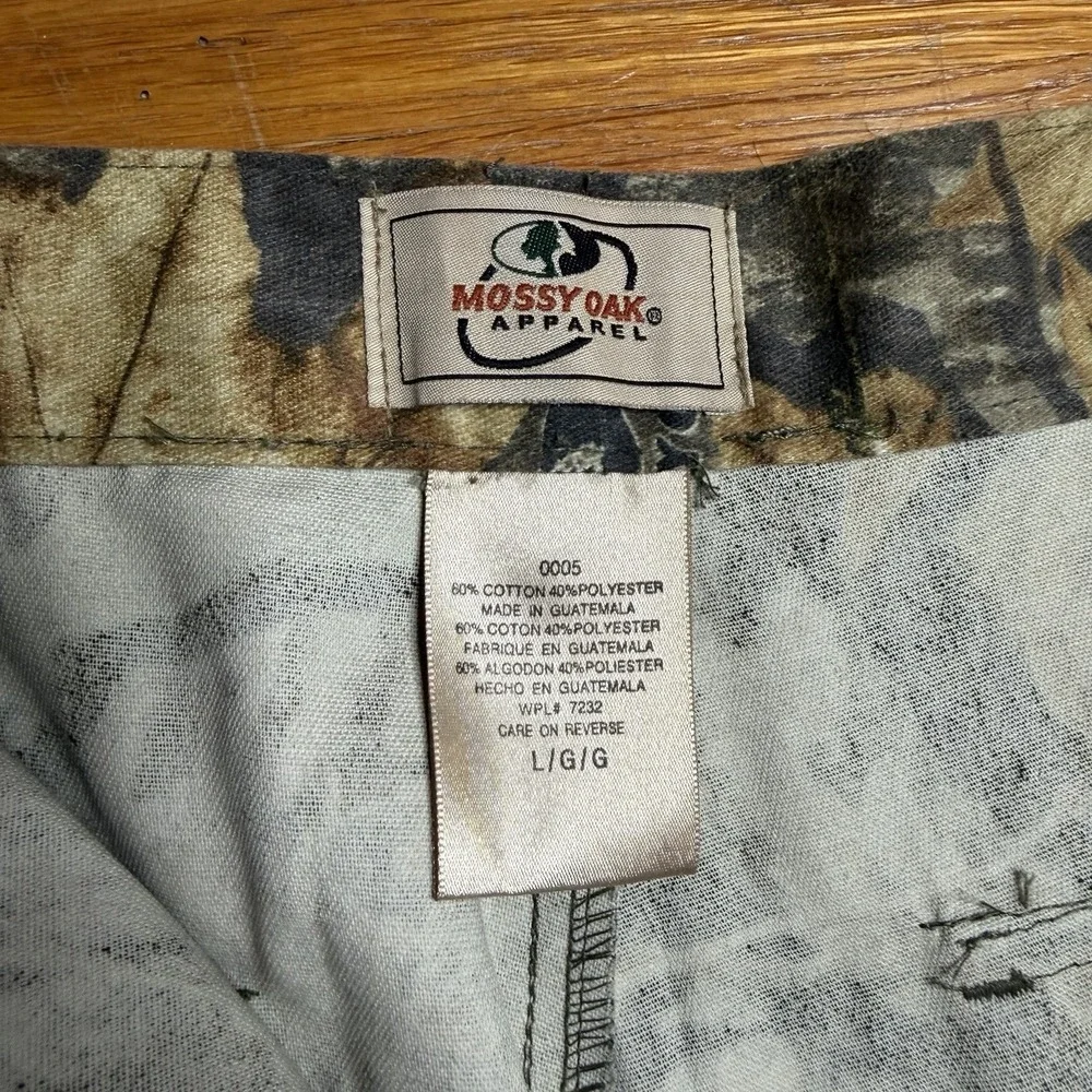 VNTG Mossy Oak Camo Cargo Pants Men L Style 0005 Obsession Hunting Camouflage